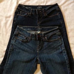 Ann Taylor Loft modern skinny jeans